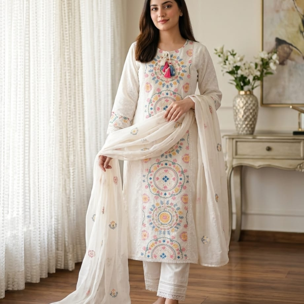 Eid Special Embroidery Three Piece