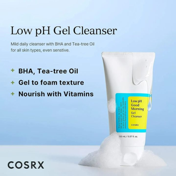 FACE WASH COSRX LOW PH GOOD MORNING GEL CLEANSER 150ML