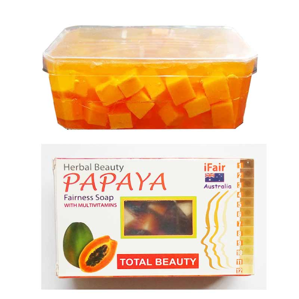 WHITENING SOAP HERBAL BEAUTY PAPAYA FAIRNESS SOAP 135GM