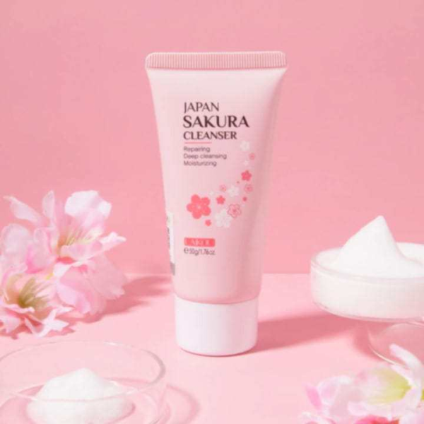 FACE WASH LAIKOU JAPAN SAKURA CLEANSER 50GM