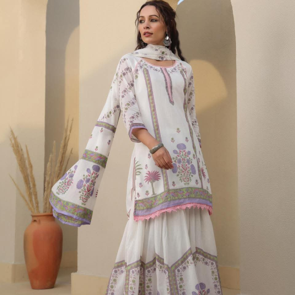 Sharara Three Piece