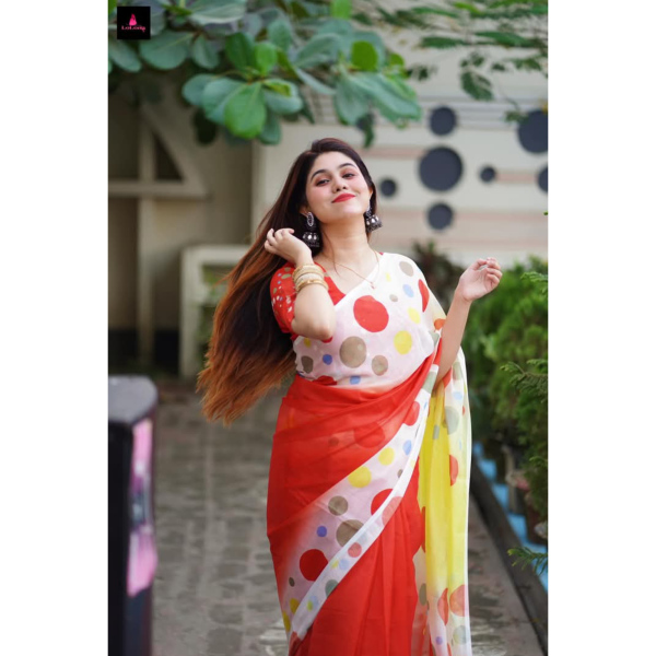চান্দেরি সিল্ক শাড়ি