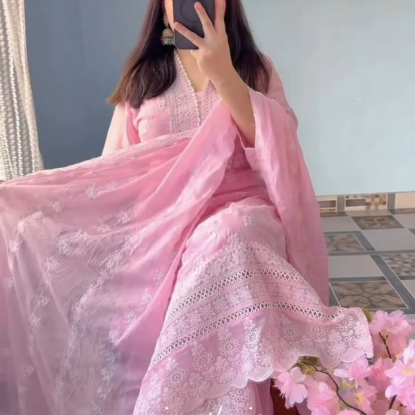 Eid Special Embroidery Three Piece