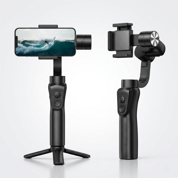 S5B 3-Axis Hand-Held Stabilized Gimbal with Selfie Stick