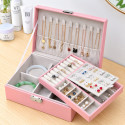 Double Layer Jewellery Box (Pink)