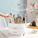 Large Capacity Makeup Storage Box (White)