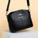 3 Layers Luxury Crossbody Bag ( Black )