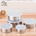 5 PIECE STAINLESS STEEL BOWL SET