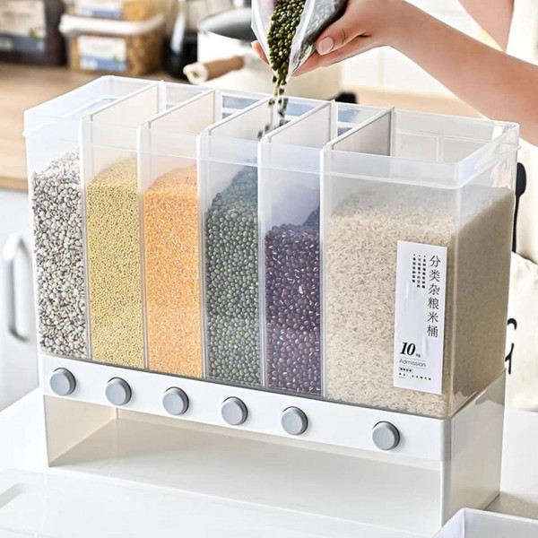 6 in1 Kitchen Storage Food Box