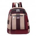 Backpack Waterproof Casual Bag (Wine Red)