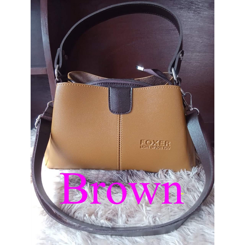 Foxer Fashion Bag ( Brown )