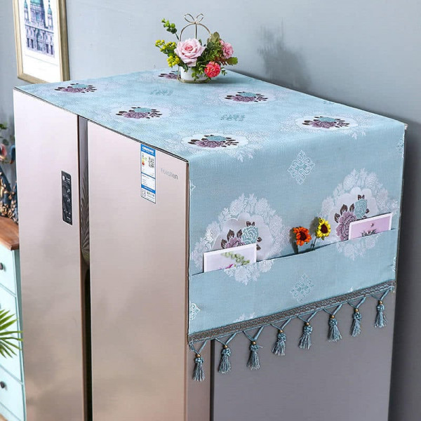 Refrigerator Dust Cover (Blue)