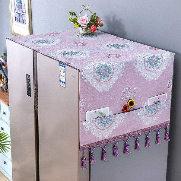 Refrigerator Dust Cover (Pink)