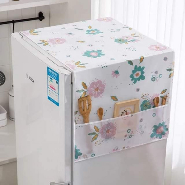 Fridge Dust Cover (Floral)
