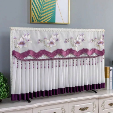 Quality Dust Proof TV Cover (Purple)