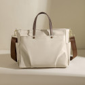 Korean Large Capacity  Handbag (Off-White)
