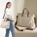 Korean Large Capacity  Handbag (Off-White)