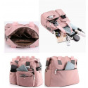 Large Capacity Women's Fashionable Bag (Pink)
