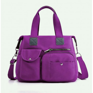 Large Capacity Women's Fashionable Bag (Purpel)