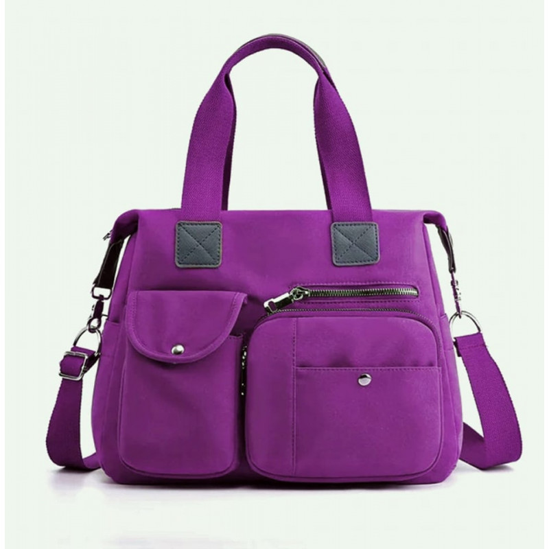 Large Capacity Women's Fashionable Bag (Purpel)