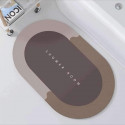 Magic Bathroom Mat Non-Sliper ( Brown )