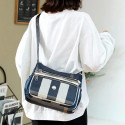 Multi Pocket Crossbody Bag  (Blue)