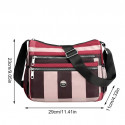 Multi Pocket Crossbody Bag (Maroon)