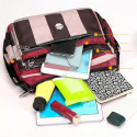 Multi Pocket Crossbody Bag (Maroon)