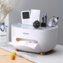Multifunctional Tissue And Desk Organizer