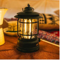 Rechargeable Retro Camping Lamp (Black Color)