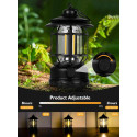 Rechargeable Retro Camping Lamp (Black Color)