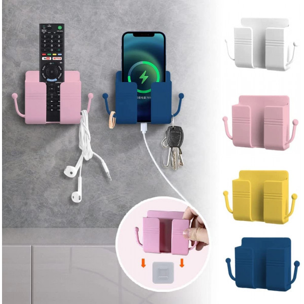 Wall Mount Phone Holder (2 Pcs)