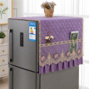 Refrigerator Waterproof and Dustproof Fabric Cover (Purple)