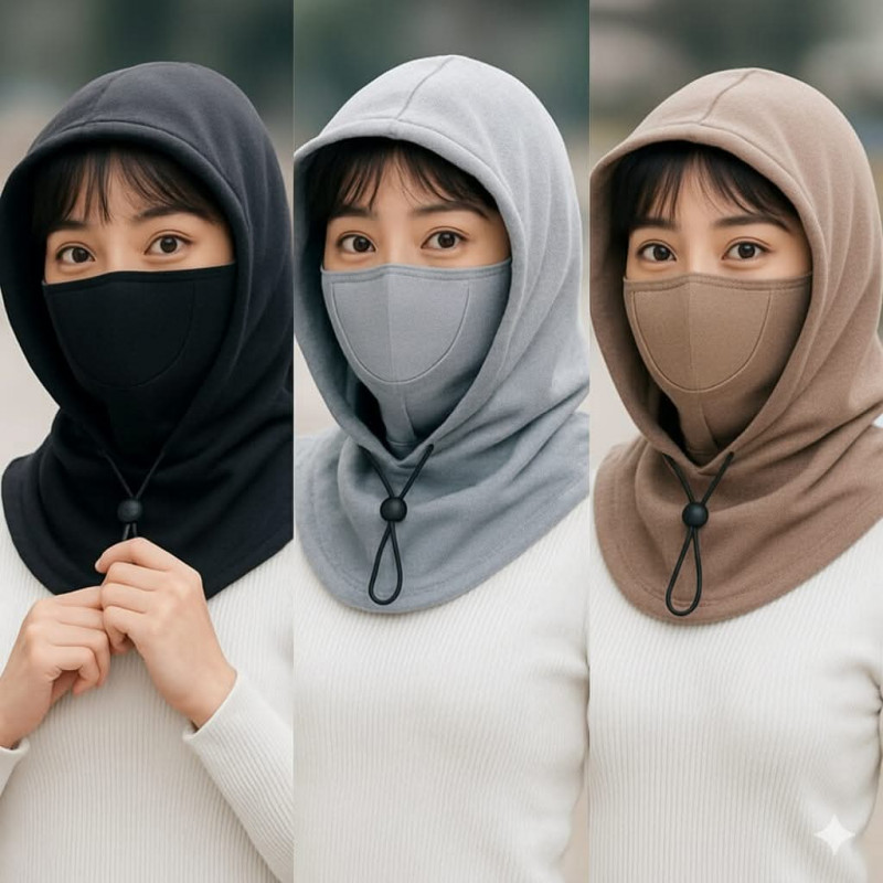 Winter Full Face Mask ৩ পিচ