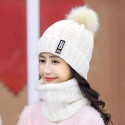 Women's Winter Hat With Scarf