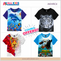 4pcs Half sleeve boys t-shirt combo-AKHRC2