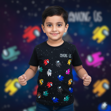4pcs Half sleeve boy...