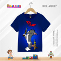 TOM AND JERRY PISTOL KIDS 3D T-SHIRT HALF SLEEVE (SUBLIMATION PRINT)-AK0002