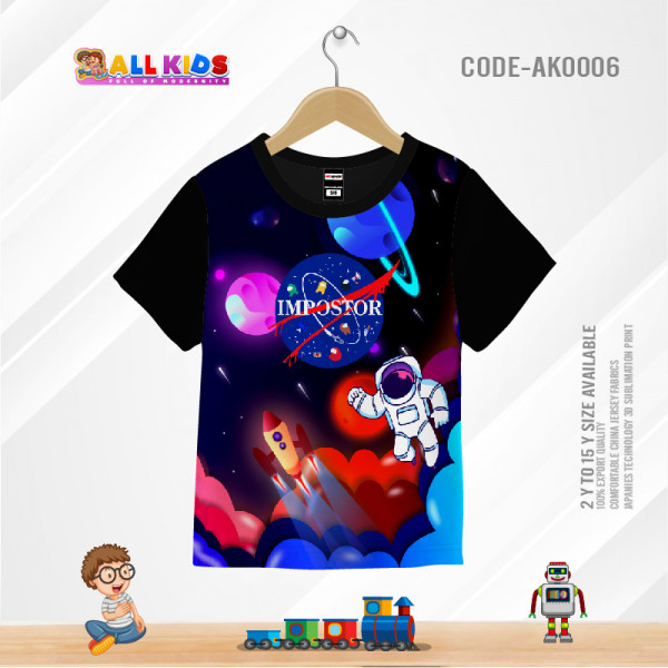 IMPOSTER KIDS 3D T-SHIRT HALF SLEEVE -AK0006