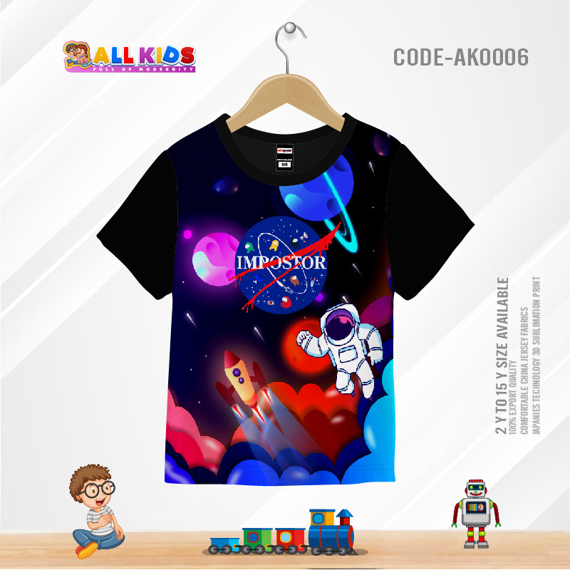 IMPOSTER KIDS 3D T-SHIRT HALF SLEEVE -AK0006
