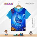 DOLPHIN STORY KIDS 3D T-SHIRT HALF SLEEVE (SUBLIMATION PRINT)-AK0008