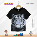 Tiger black t-shirt half sleeve-AKHRC2.1