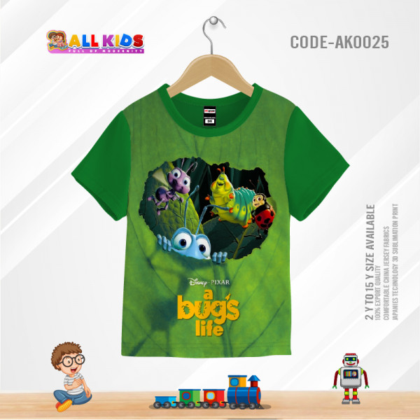 BUG LIFE KIDS 3d T-SHIRT HALF SLEEVE-AK0025