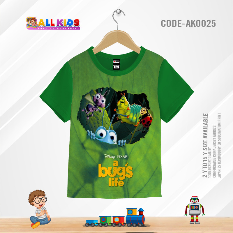 BUG LIFE KIDS 3d T-SHIRT HALF SLEEVE-AK0025