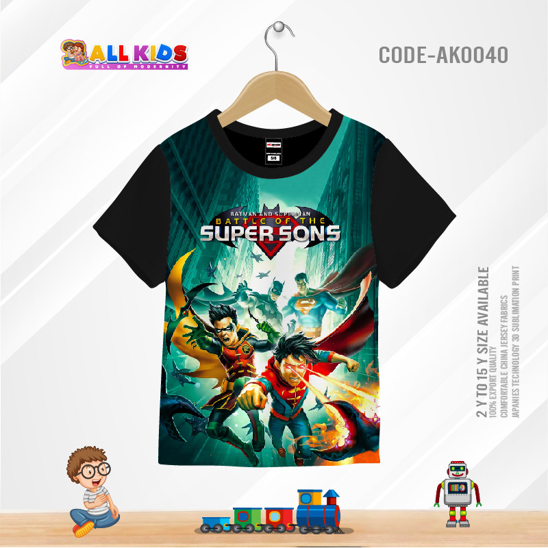 SUPER SON KIDS 3d T-SHIRT HALF SLEEVE-AK0040