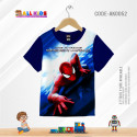 SPIDERMAN KIDS 3D T-SHIRT HALF SLEEVE (SUBLIMATION PRINT)-AK0052