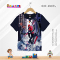 SPIDERMAN KIDS 3D T-SHIRT HALF SLEEVE (SUBLIMATION PRINT)-AK0055