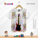 Gitter white t-shirt half sleeve-AKHRC3.3