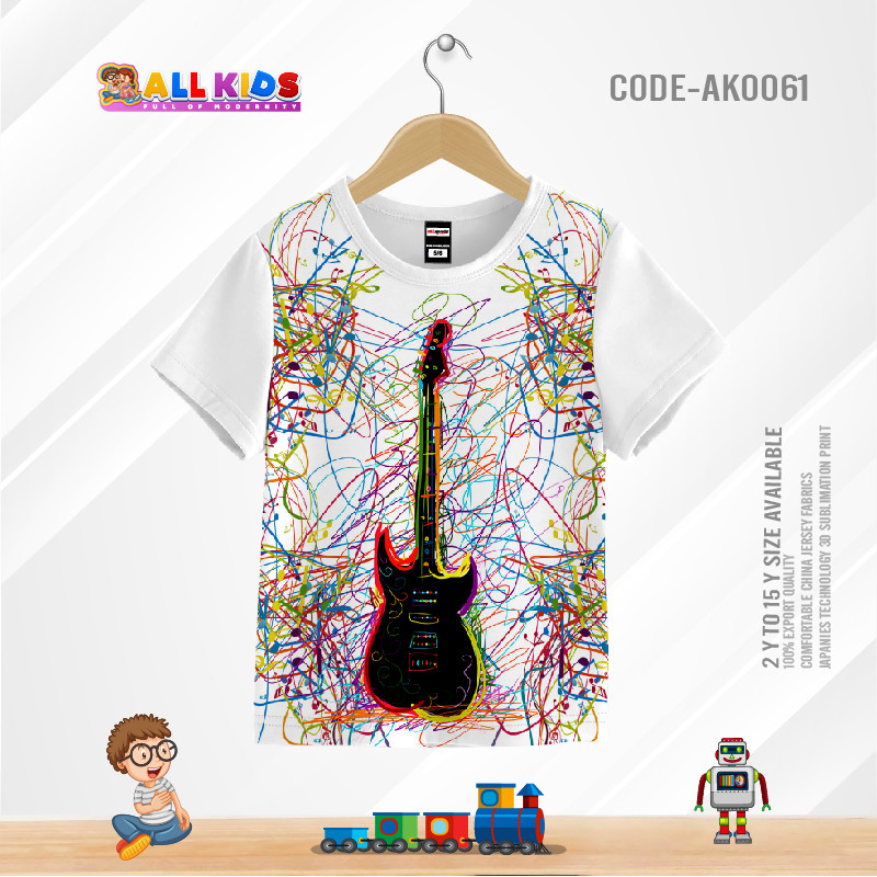 Gitter white t-shirt half sleeve-AKHRC3.3