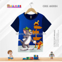 TOM AND JERRY NAVY ARROW KIDS 3D T-SHIRT HALF SLEEVE-AK0004